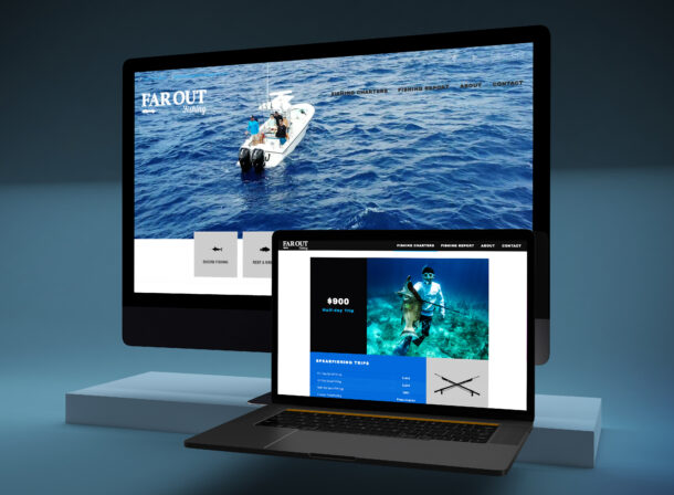 Web Design Fro Far Out Charters Key West
